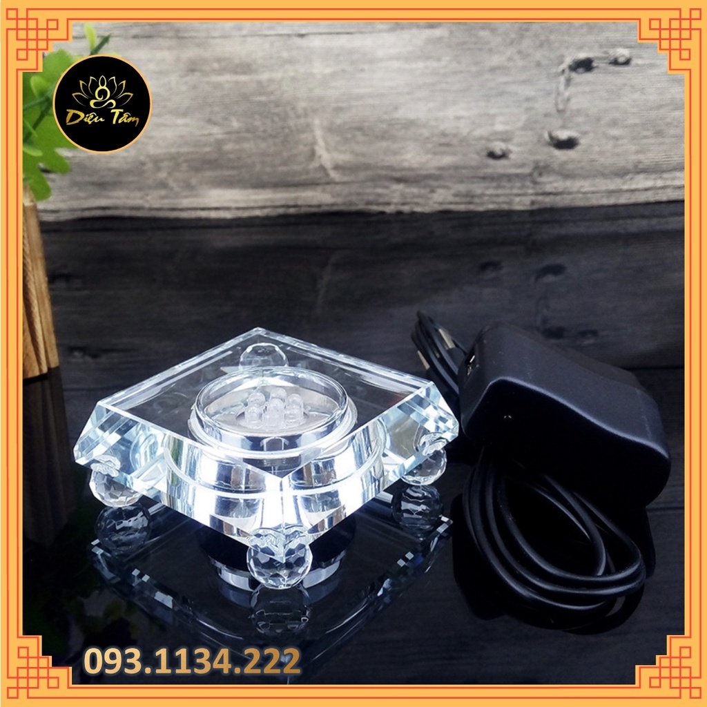 Đế đèn led đổi màu để tượng phật, tháp xá lợi