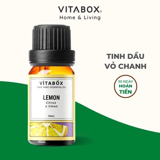 Tinh dầu Vỏ Chanh Vitabox - 100% thiên nhiên nguyên chất - Pure natural essential oil