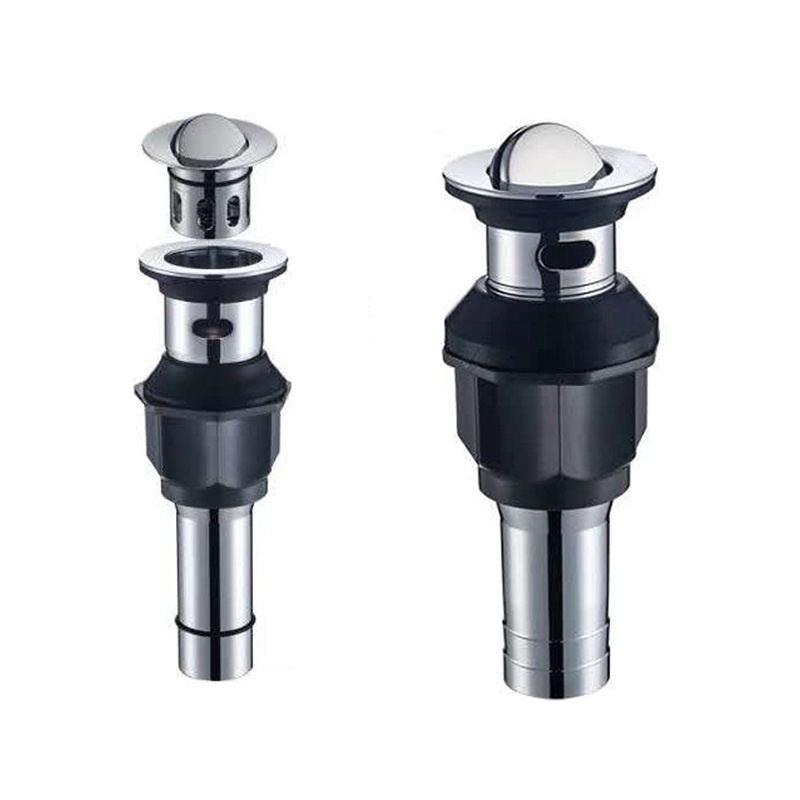 Đầu xi phông, đầu xả thoát nước Lavabo Inox dạng rổ , ống thoát nước bồn rửa không dùng keo