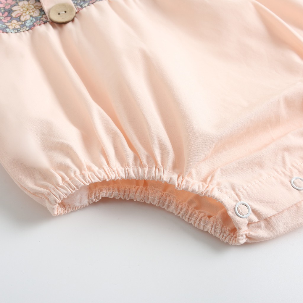 Romper Sanlutoz Họa Tiết Hoa Phong Cách Mùa Hè Đáng Yêu Cho Bé Gái