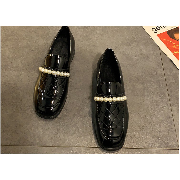 Giày loafer đính ngọc ( 3cm)