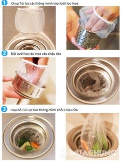 TÚI LỌC RÁC BỒN RỬA BÁT