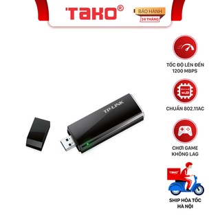 Bộ phát wifi không dây Tplink ARCHER T4U băng tần kép AC1200 USB 3.0 tăng tốc độ kết nối. Chính hãng, BH 24 tháng