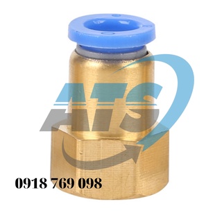 Nối thẳng STNC YPCF nối ống 6mm, 8mm, 10mm