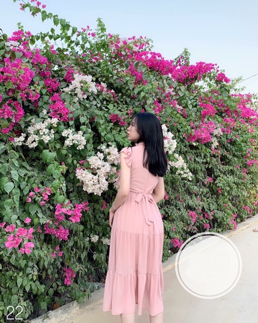 [Mã WAMST112 giảm 25k đơn 150k] Đầm trắng bèo tầng kt (Kèm ảnh thật) | BigBuy360 - bigbuy360.vn