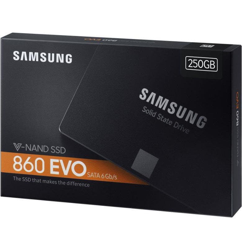 Ổ cứng SSD 250GB Samsung 860 EVO 2.5-Inch SATA III (Vỏ nhôm, Tốc độ cao)