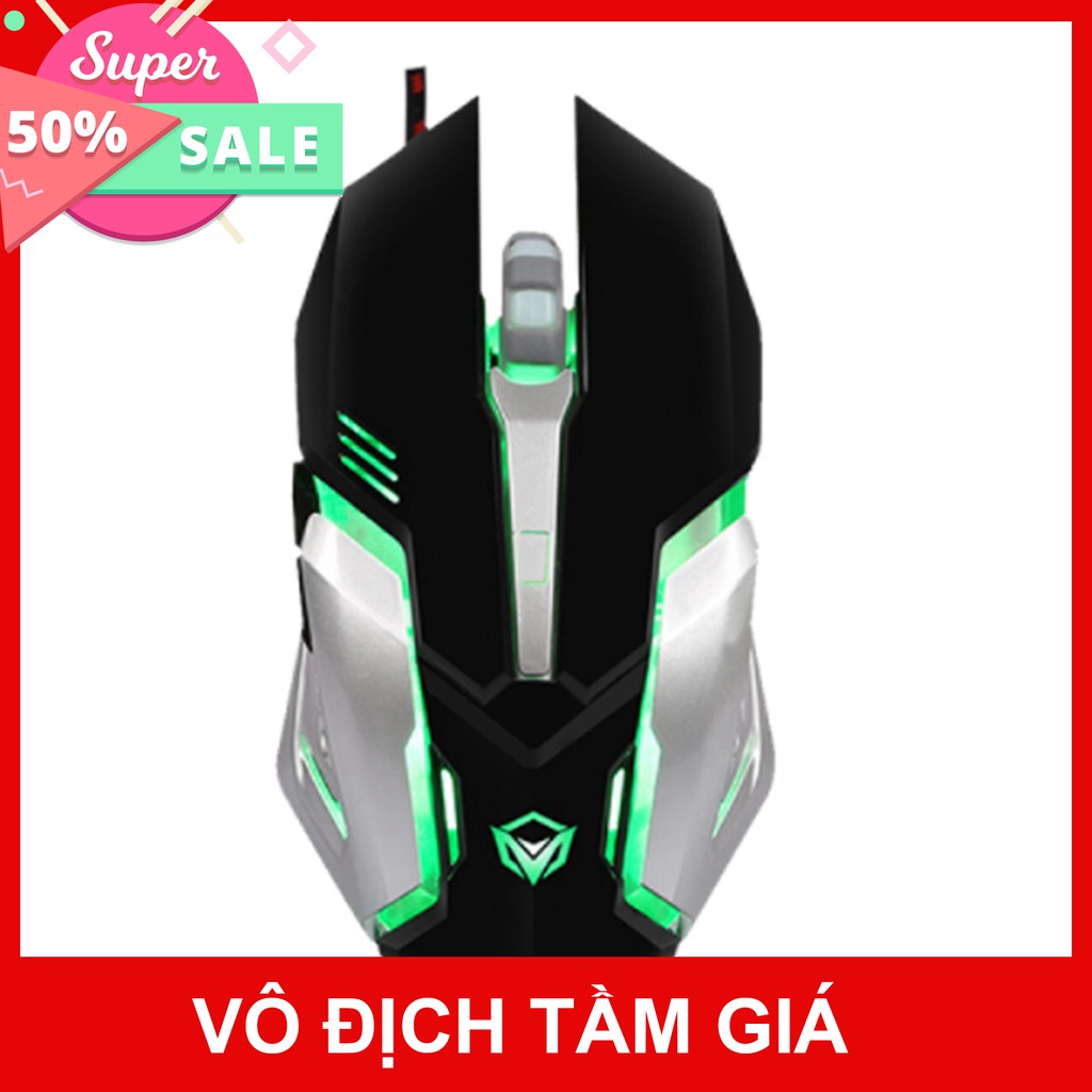 Chuột Gaming Meetion MT915 - Đèn led cực đẹp - Màu đen và trắng - Thiết kế bá cháy - Độ bền 50 triệu click - BH 12 tháng
