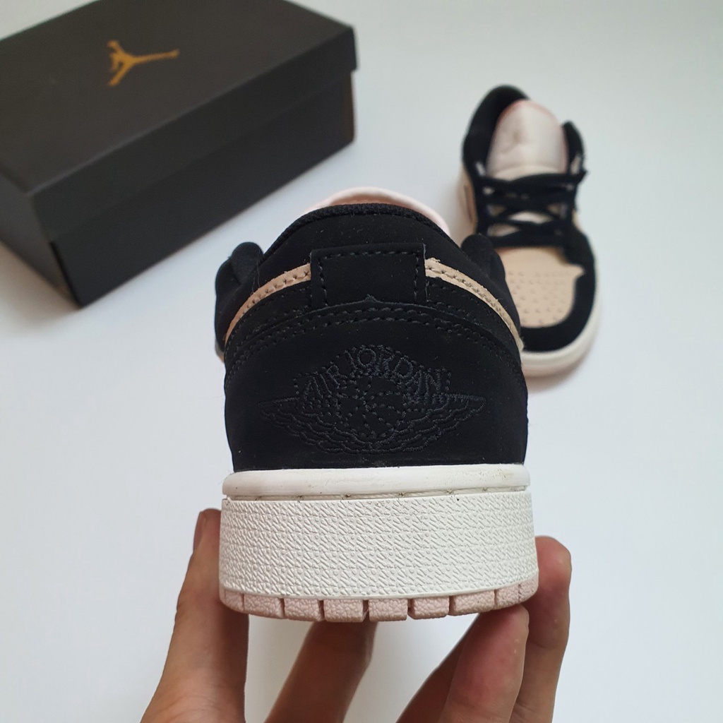 Giày Sneaker Jordan 1 Low Guava Ice Cao Cấp Fullbox, Giày thể thao nữ jordan cổ thấp đen hồng cute cực kì dễ phối đồ