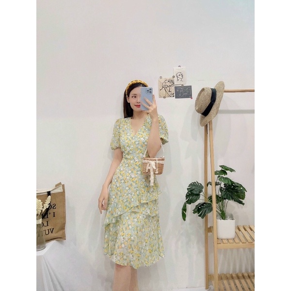 Đầm voan 🌷Đầm voan hoa xoè | BigBuy360 - bigbuy360.vn