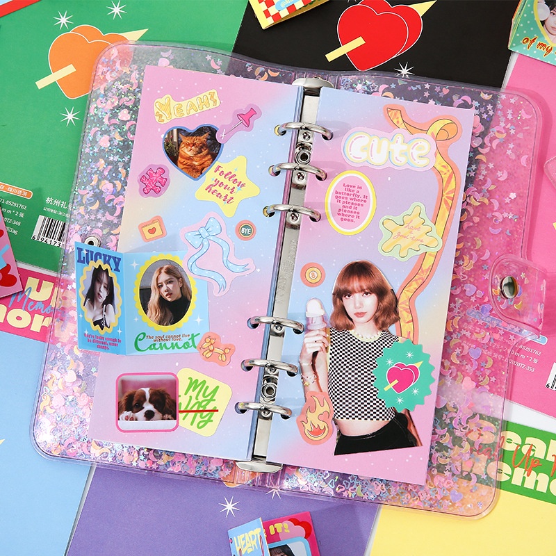 Sticker Giấy Dán Tường Họa Tiết Imoda Phong Cách Hàn Quốc Độc Đáo Trang Trí Sổ Tay DIY