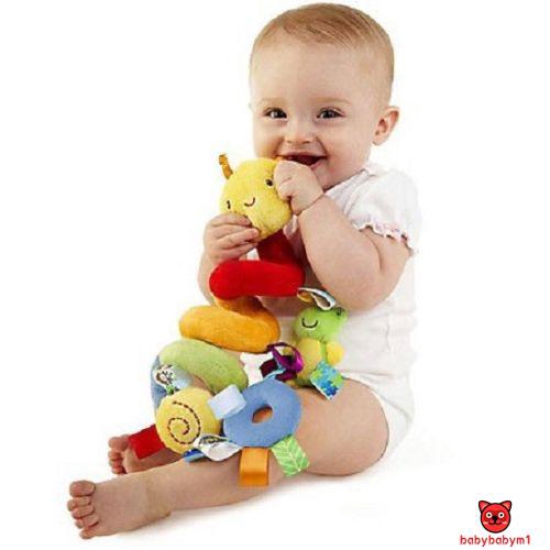 ❤J0P-Newborn Activity Spiral Stroller Hanging Toys Travel Lathe Baby Rattles Toy