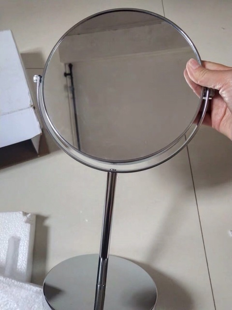 Gương soi trang điểm để bàn cao cấp 2 mặt