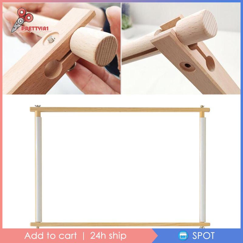 [Prettyia1] Khung Thêu Tranh Chữ Thập 39x48cm