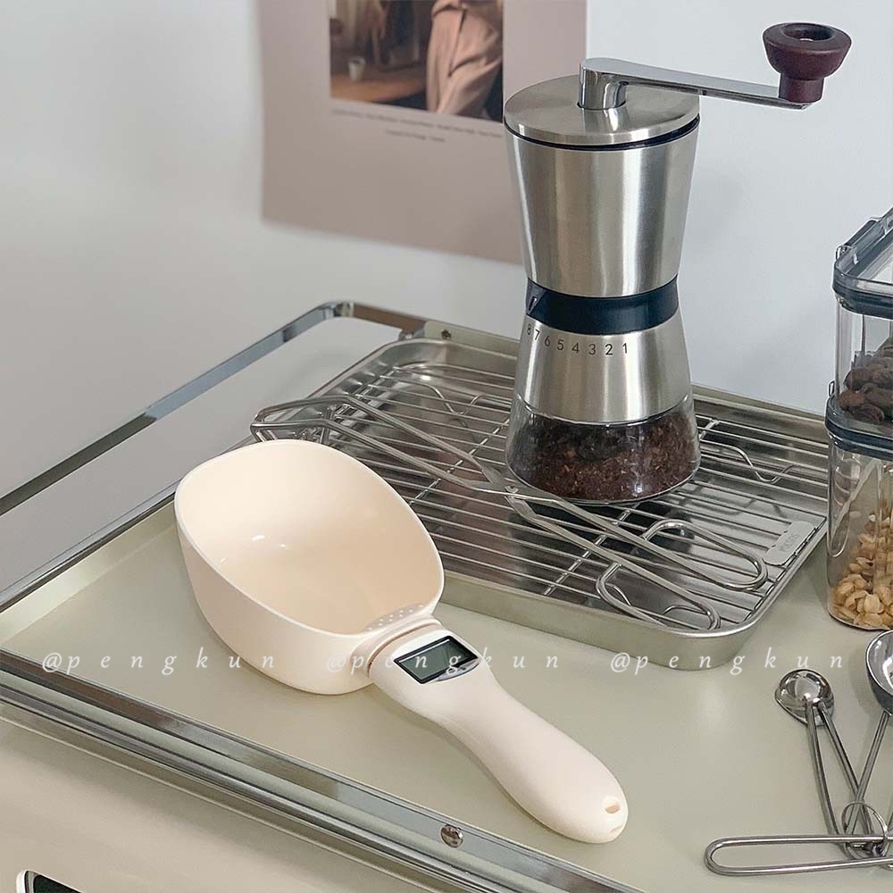 Muỗng Điện Tử Đo Lường Cà Phê / Thức Ăn Cho Thú Cưng Với Tay Cầm Dài Tiện Dụng