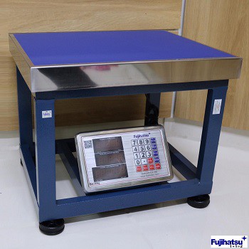 Cân điện tử GHẾ 300KG Fujihatsu FGC-02/300 . Chức năng cân khi vật dãy đạp và chức năng ĐẾM