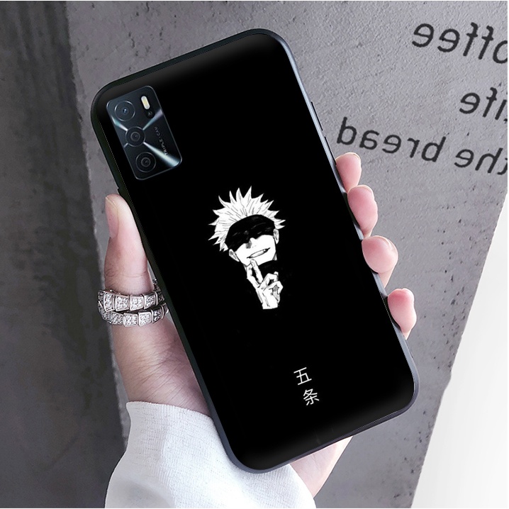 Ốp Điện Thoại Mềm In Hình Jujutsu Kaisen Gojo Satoru Y Cho OPPO A5 A9 A8 A31 A12 A12E A15 A15S A53 A32 A54 4G A54 5G