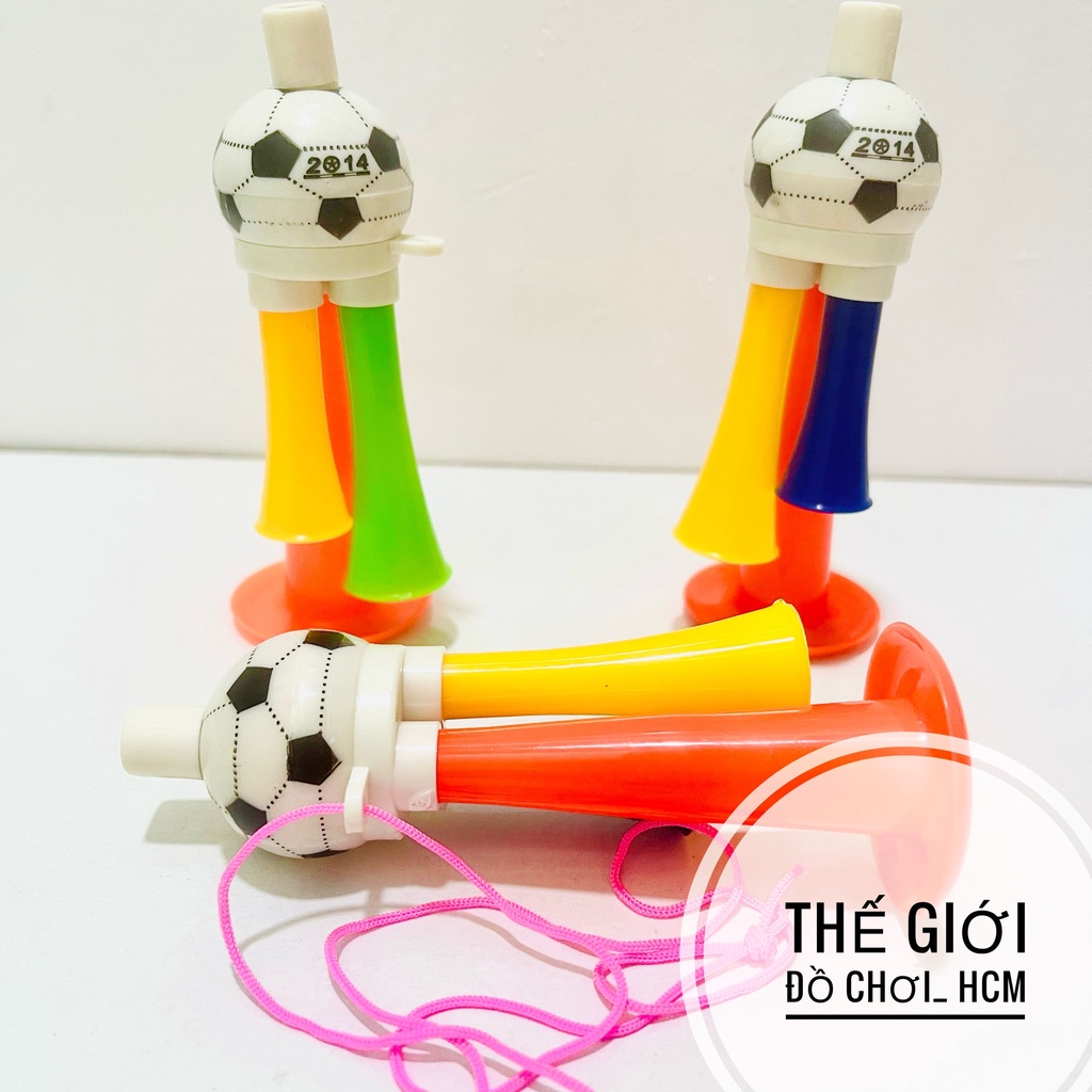 [RẺ ĐẸP] Đồ chơi trẻ em kèn bóng 3 đầu dành cho bé thích khám phá các loại nhạc cụ, âm nhạc, cổ vũ, cổ động bóng đá