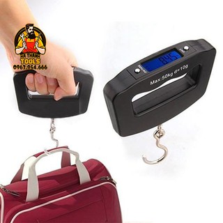 [ Bảo Hành 1 Tháng ] Cân Điện Tử Cầm Tay 50kg - Cân Móc Treo Hành Lý - Cân Vuông