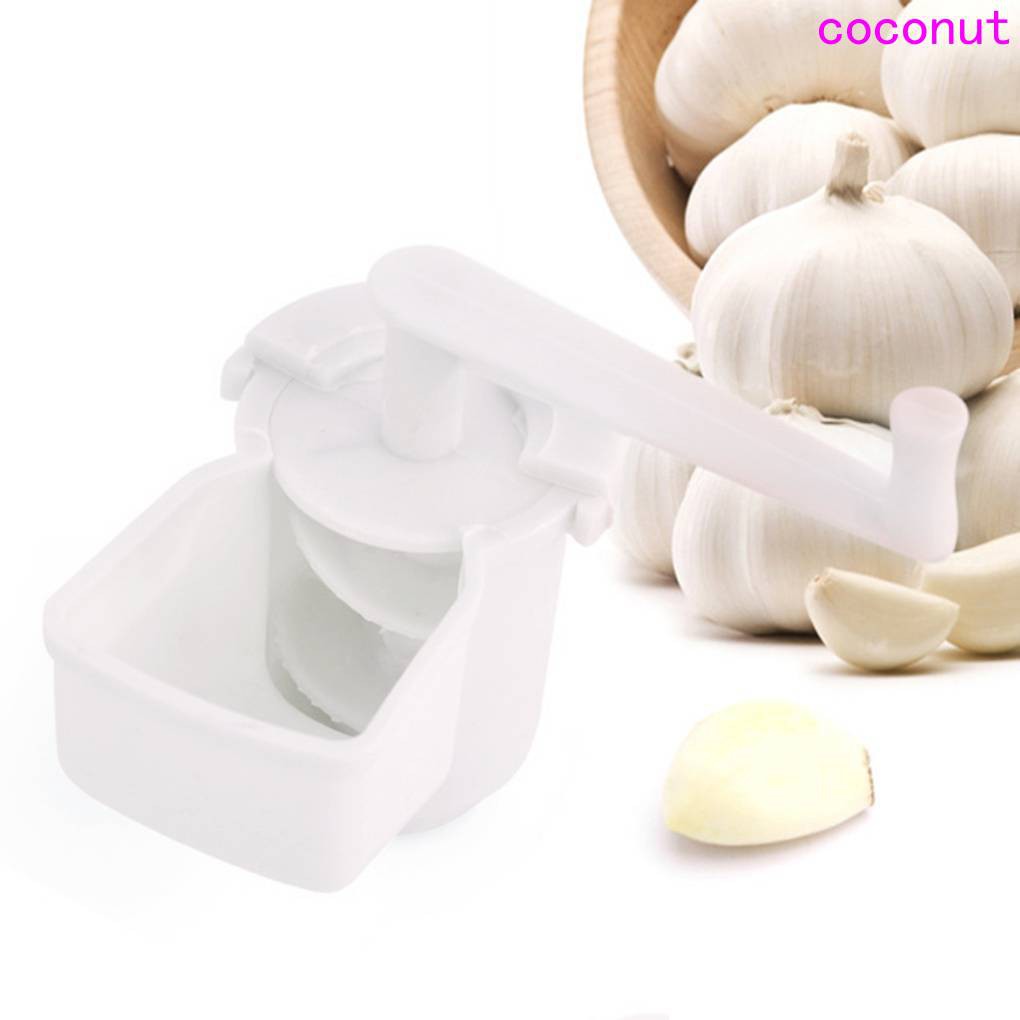 Multifunctional Garlic Ginger Crusher Grinder Manual Press Rotate Kitchen Gadget Tools Accessory Home Supplies