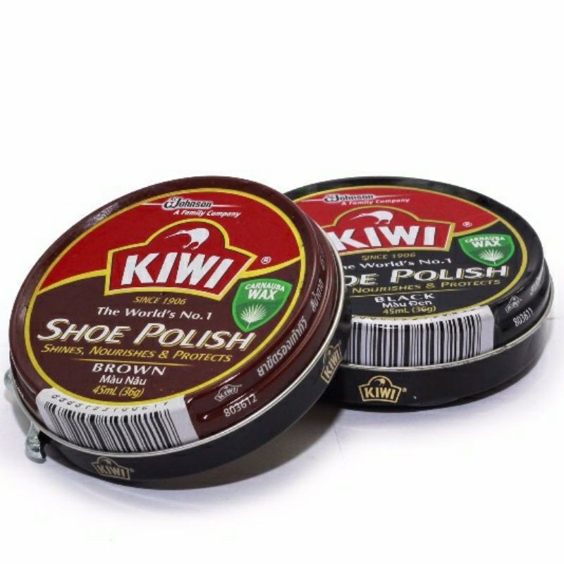 XI ĐÁNH GIÀY Kiwi CHÍNH HÃNG MÀU TRẮNG - ĐEN - NÂU