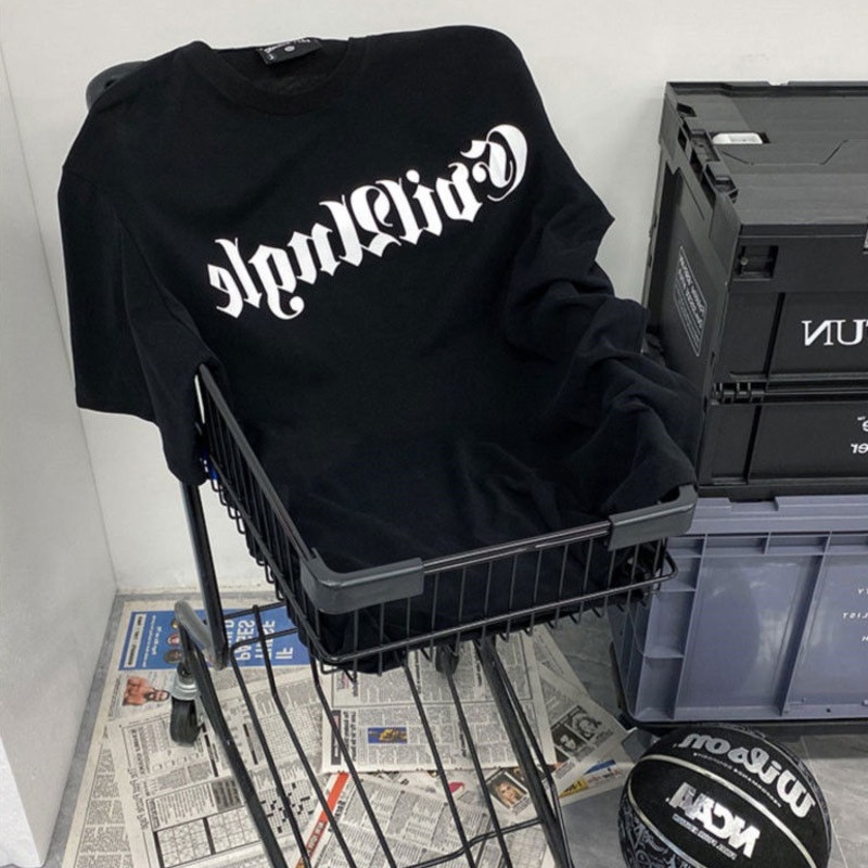 Áo Thun Ngắn Tay Dáng Rộng In Hình Thiên Thần Nhỏ Sáng Tạo Thời Trang Mới