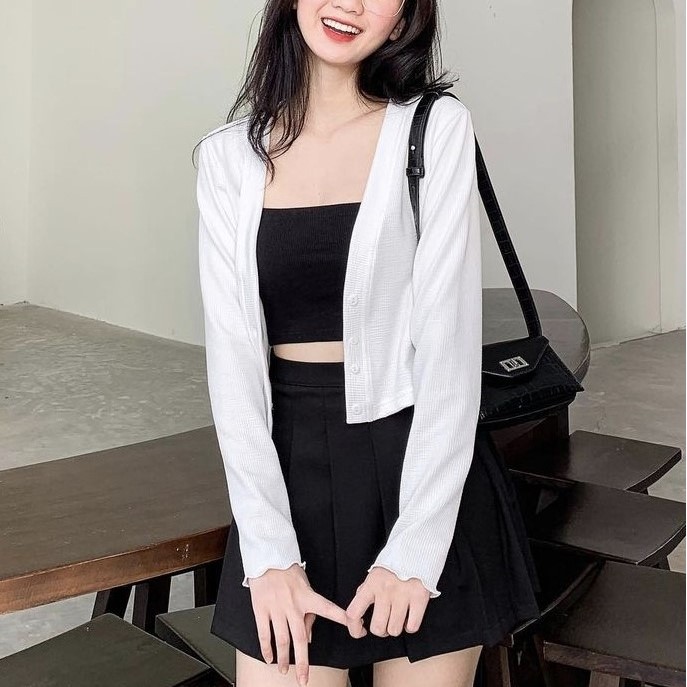 Áo thun khoác ngoài cardigan Friday | BigBuy360 - bigbuy360.vn