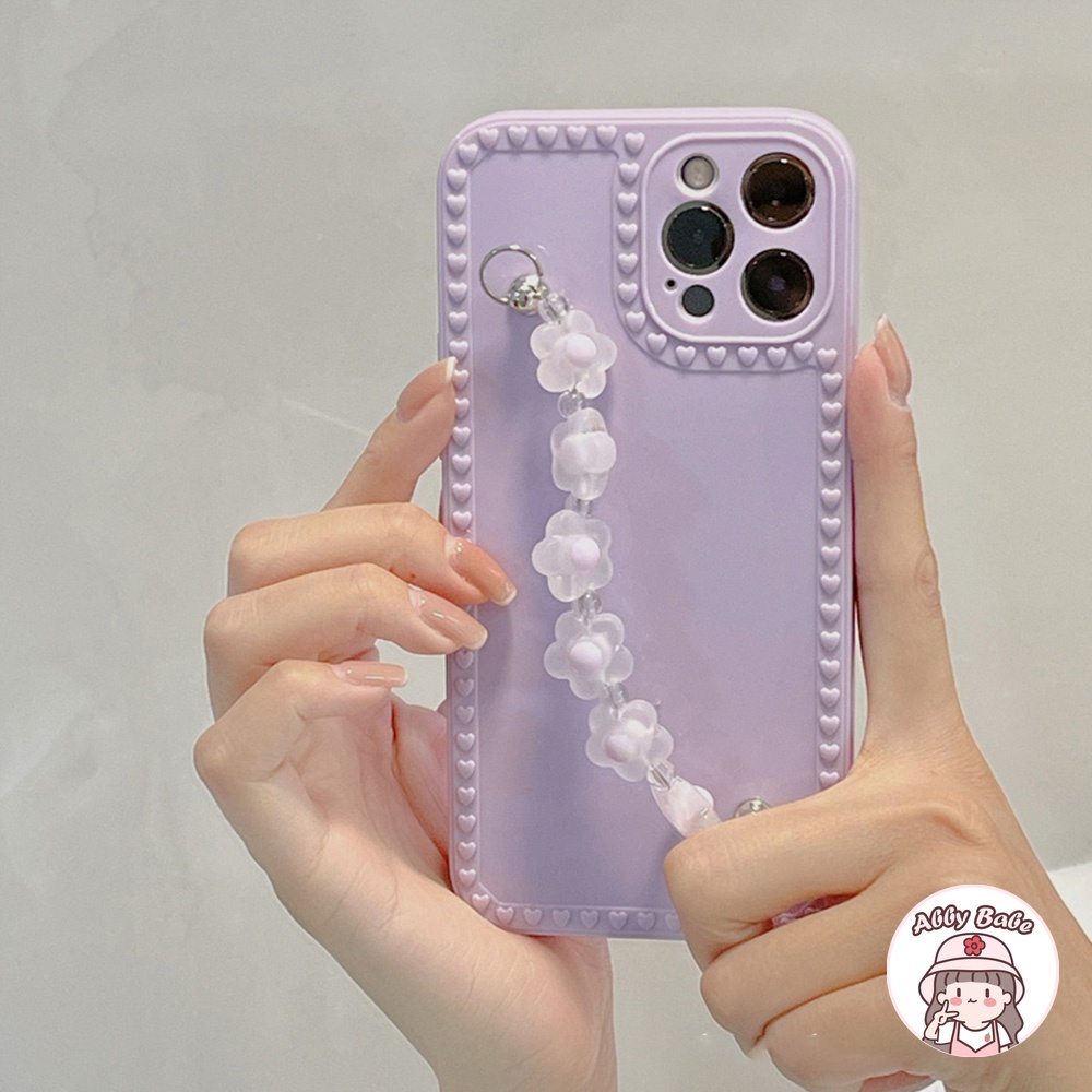 Ốp Điện Thoại TPU Mềm Nhám Chống Sốc Có Dây Đeo Cổ Tay Cho IP 13 12 11 Pro Max XR 8 7 Plus