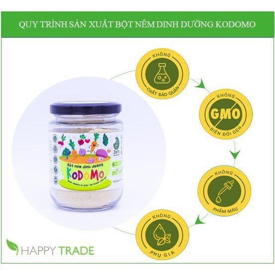 Bột nêm dinh dưỡng Jan's Kodomo cho bé ăn dặm, hạt nêm rau củ hữu cơ SAMI KIDS