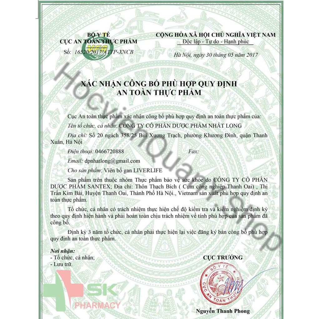 Bổ Gan Liver Life PLus 💊 FREESHIP ️💊 Học Viện Quân Y | Thế Giới Skin Care