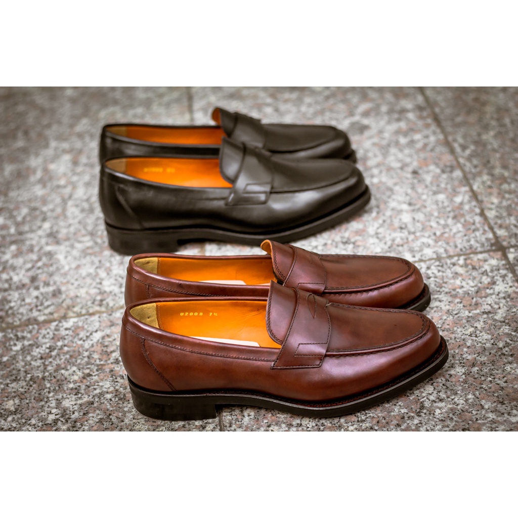 Giày tây nam da bê Loafer thủ công cao cấp U 2008 của thương hiệu Union Imperial