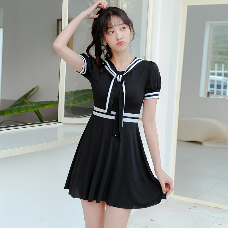 Đồ Bơi 2 Mảnh Tay Ngắn Màu Trơn Phong Cách Thể Thao | BigBuy360 - bigbuy360.vn