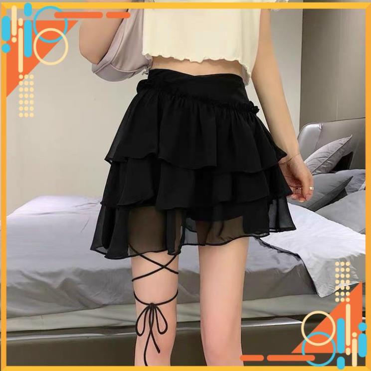 [Thế Giới Coptop] Chân váy voan 3 tầng quấn dây đùi C017 [Hàng Đẹp] | BigBuy360 - bigbuy360.vn