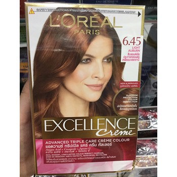 nhuộm tóc Paris Exc Crème #6.45 172ml Nâu ánh đỏ
