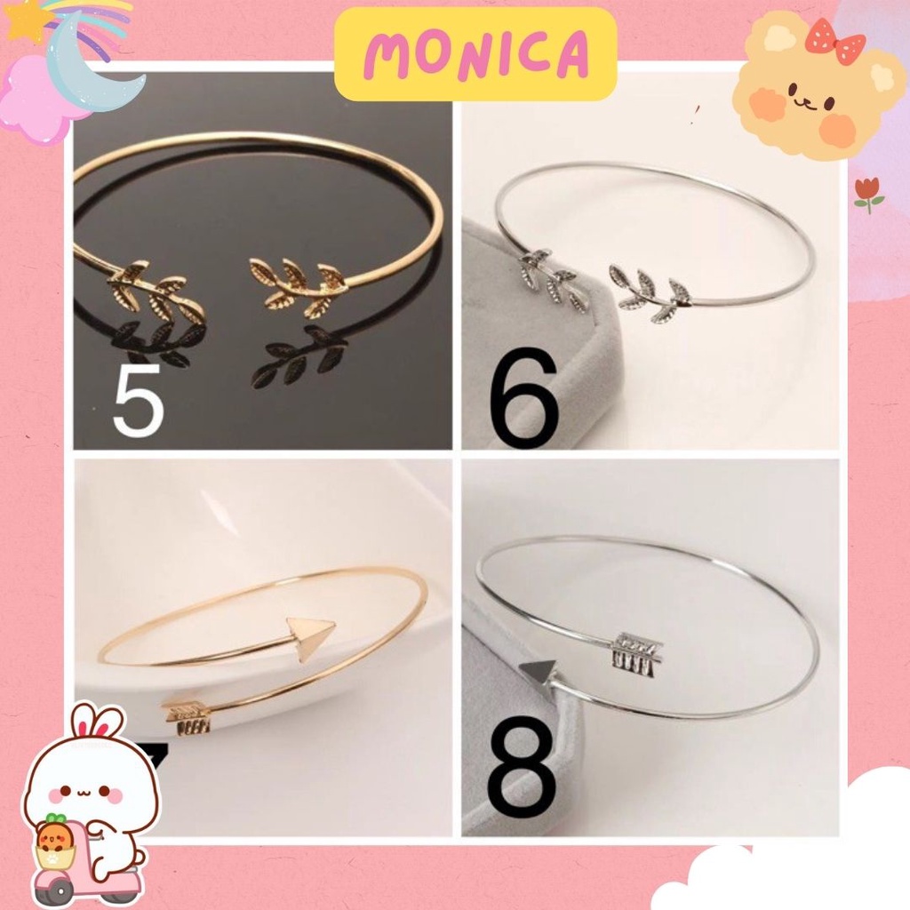 Vòng tay nữ màu bạc, màu vàng VONG01