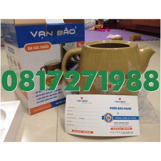 Ấm sắc thuốc vạn bảo chính hãng 3,2 lít