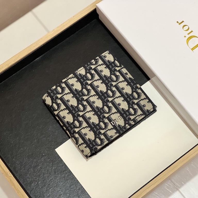 Ví Da Dior Đựng Tiền Xu / Thẻ Thời Trang Cho Nam