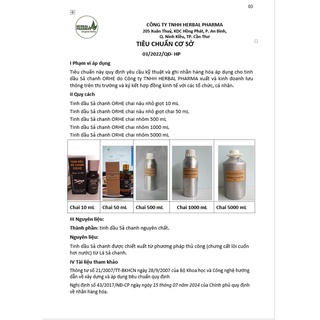 Tinh dầu Sả chanh chai 10 mL