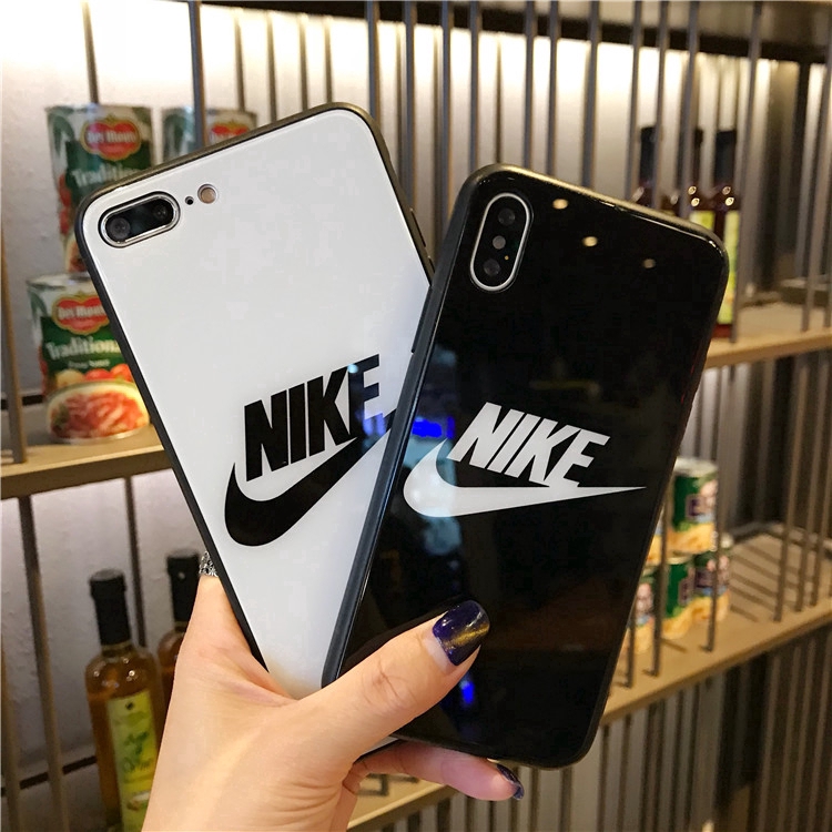 Ốp điện thoại kính cường lực in logo Nike cho OPPO F11 Pro F9 F5 A3S A3 A7 A9 A73 A79 A77 F1S A59 A57 R17 R11S R11 Plus