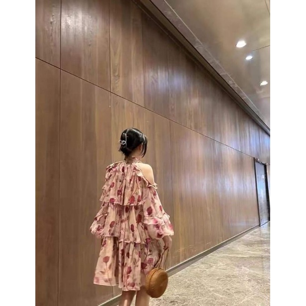Váy voan hoa cao cấp siêu xinh