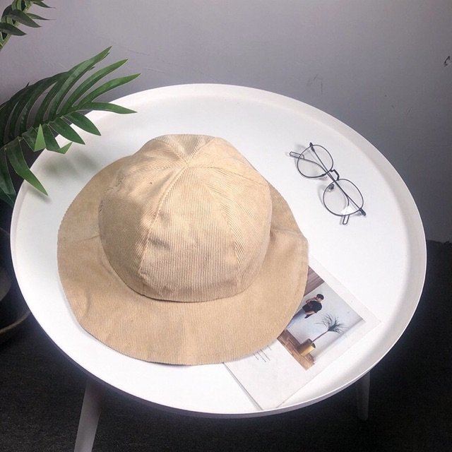 Mũ 2 mặt nhung - caro hottrend