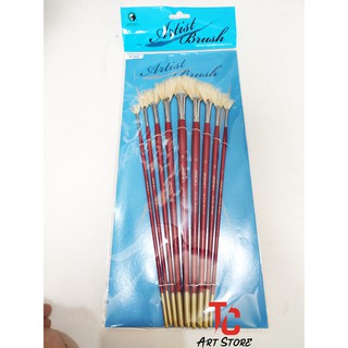 Bộ cọ quạt 9 cây Maries ĐỦ SIZE