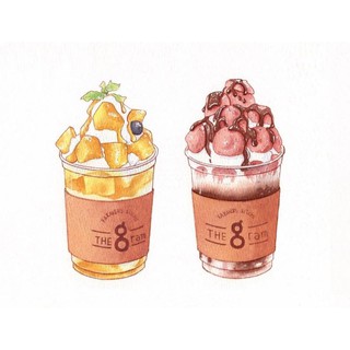 LINE ART (Tranh tô màu) ĐỒ ĂN P001