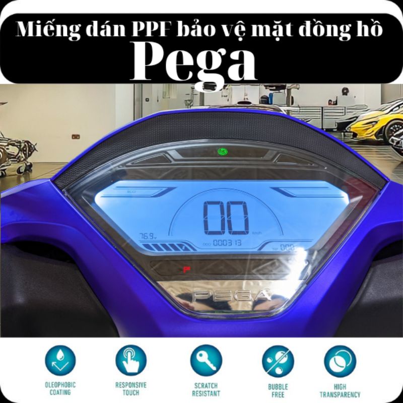 Miếng Dán PPF Bảo Vệ Mặt Đồng Hồ Xe Pega