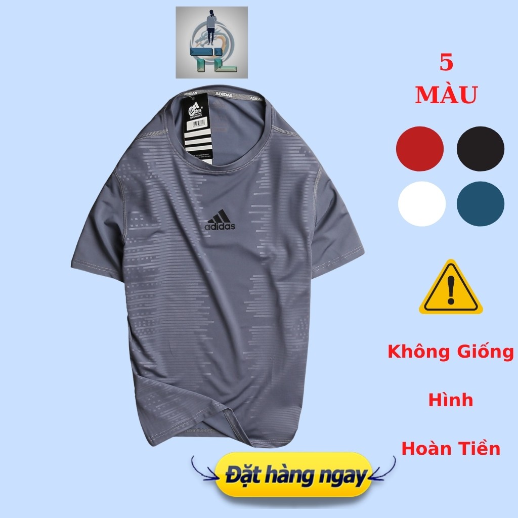Áo thun thể thao nam cao cấp chất liệu thun lạnh co giãn thoáng mát mặc ở nhà tập gym chạy bộ dạo phố AT14