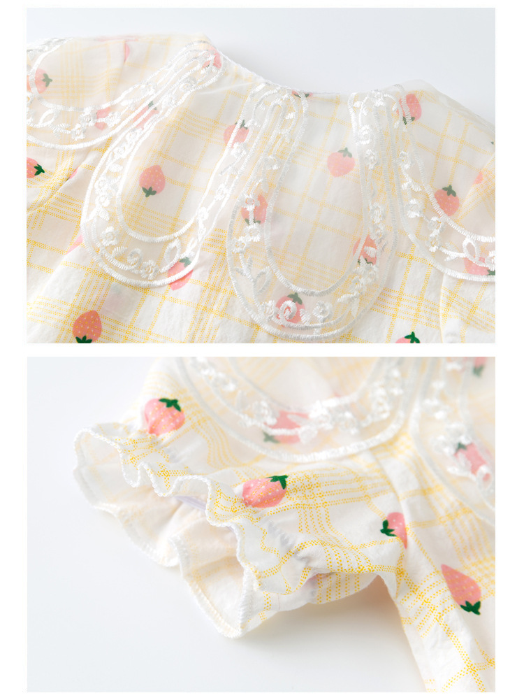 Bộ áo liền quần dễ thương xinh xắn cho bé sơ sinh