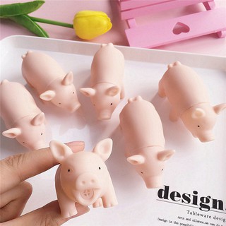Đồ chơi bóp nén hình chú heo hoạt hình mềm mịn dễ thương