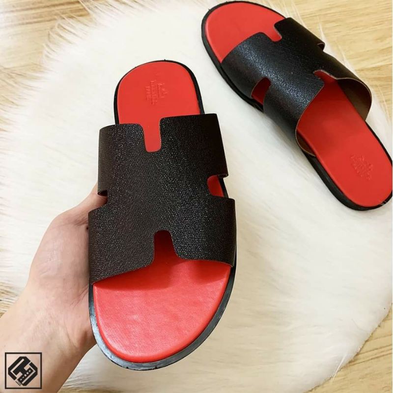 🥇HÀNG SIÊU CẤP🥇 Dép HM nam quai ngang nam đế gỗ mẫu mới ra 2021 in 3d cao cấp