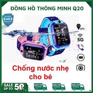 Đồng hồ định vị ⚡freeship⚡ đồng hồ định vị q20 dành cho trẻ em với hình thức đẹp đẽ chống va đập tốt