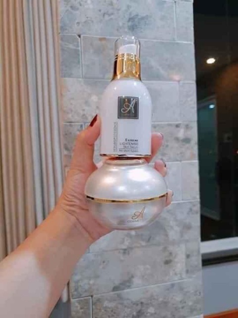 Combo Kem Face Pháp 50g + Serum 50ml - Giúp Dưỡng Trắng Da Mềm Mịn Căng Bóng | BigBuy360 - bigbuy360.vn