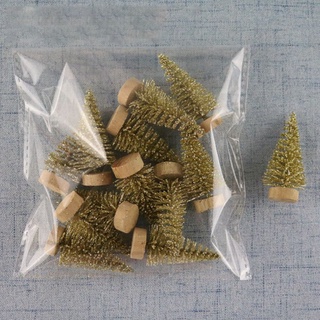 Set 12 cây thông mini dùng trang trí giáng sinh